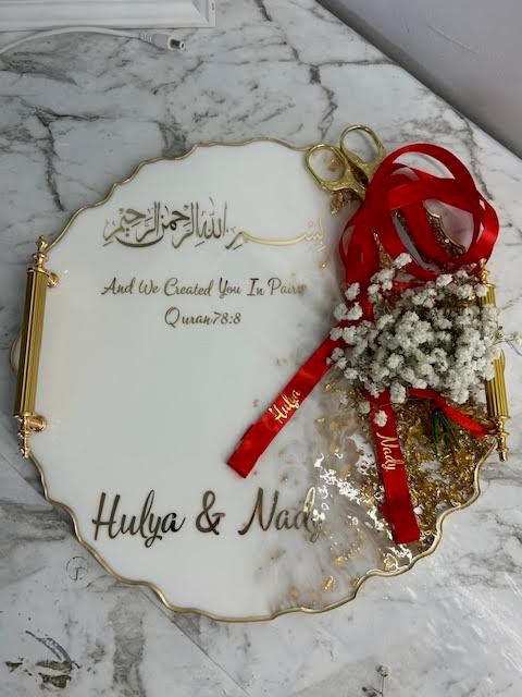 large engagement tray set