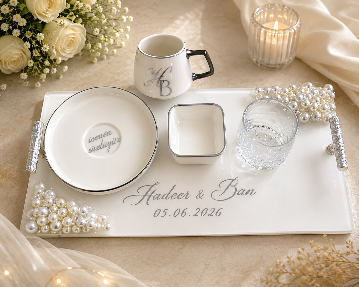 CUSTOM GROOM COFFEE TRAY ✨