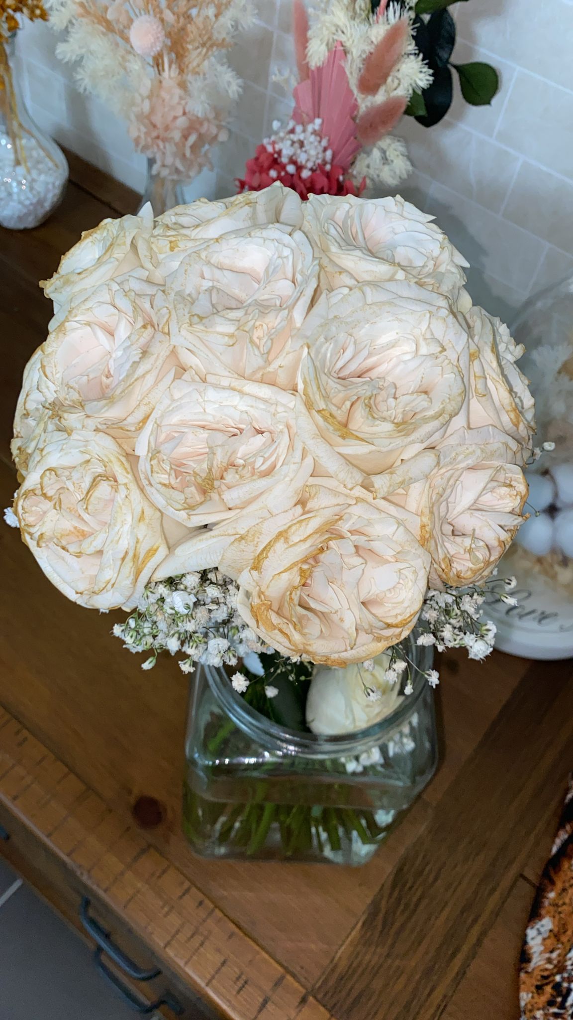 preserve wedding boquet