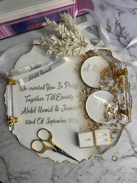 large engagement tray set