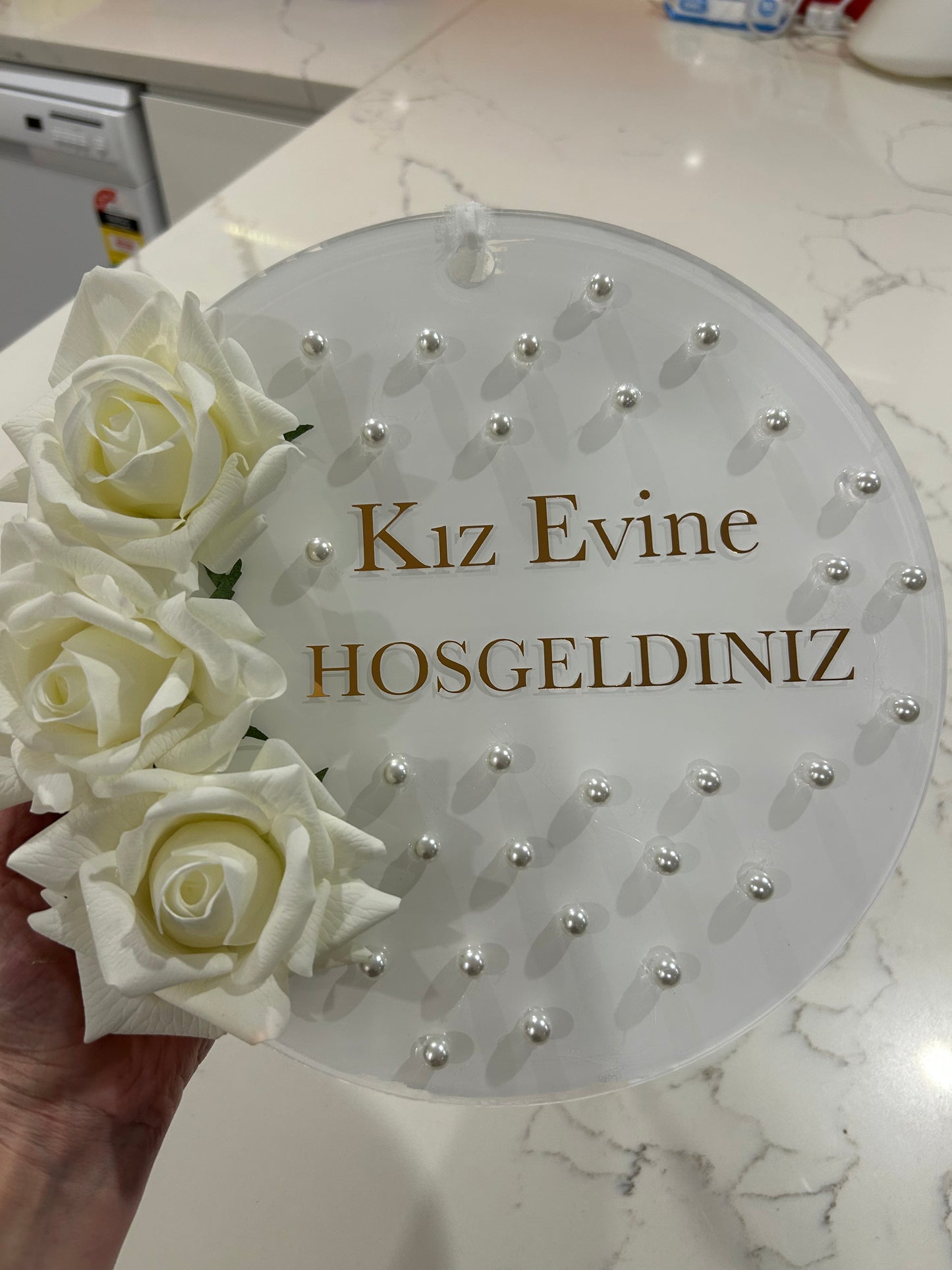 Düğün/Nişan kapı süsü /Wedding door hang