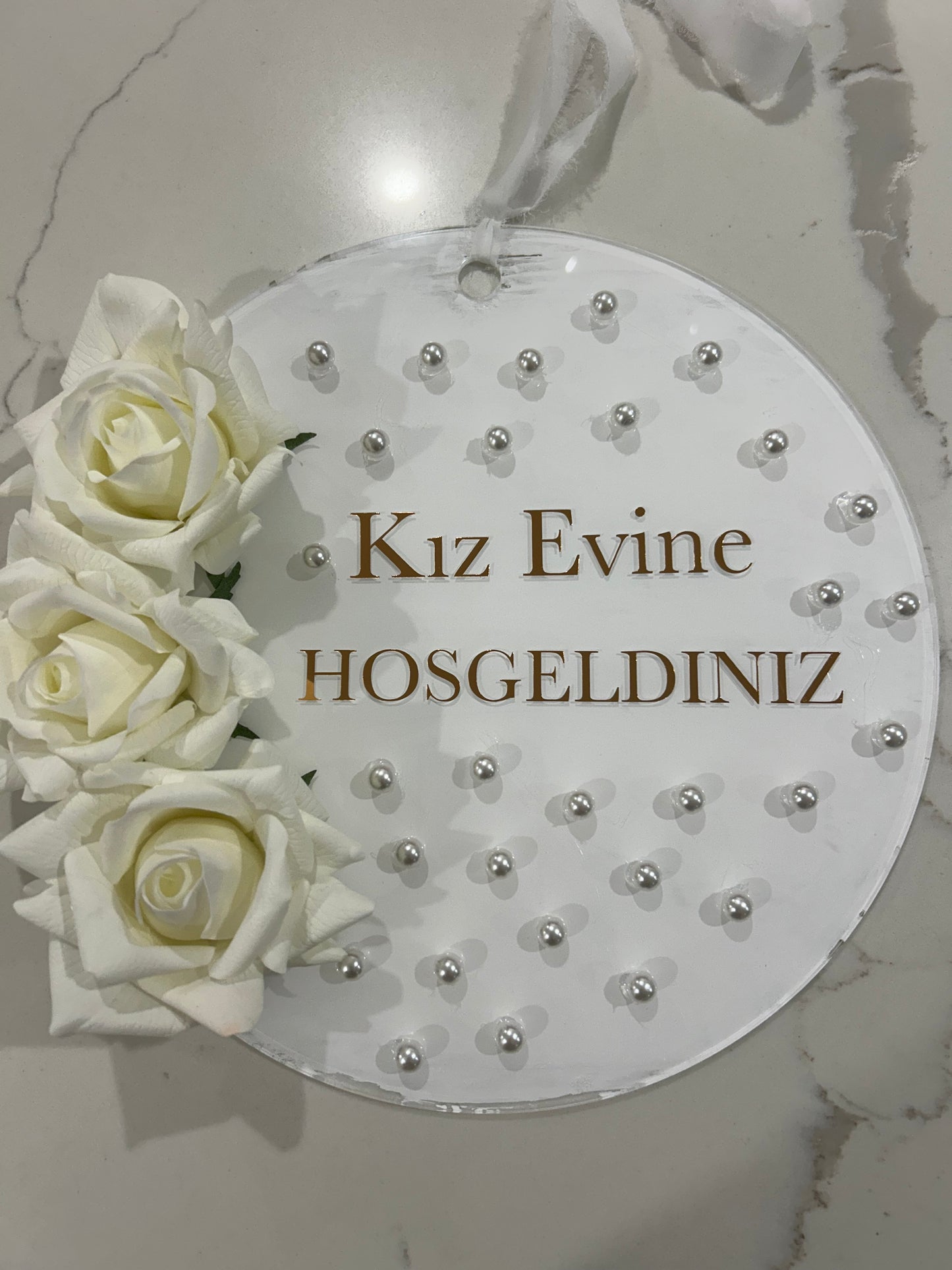 Düğün/Nişan kapı süsü /Wedding door hang