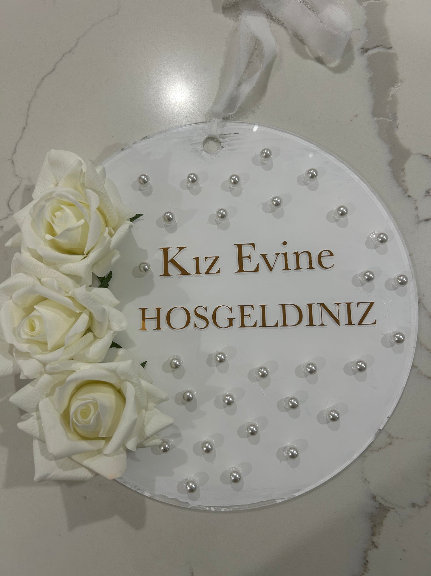 Düğün/Nişan kapı süsü /Wedding door hang