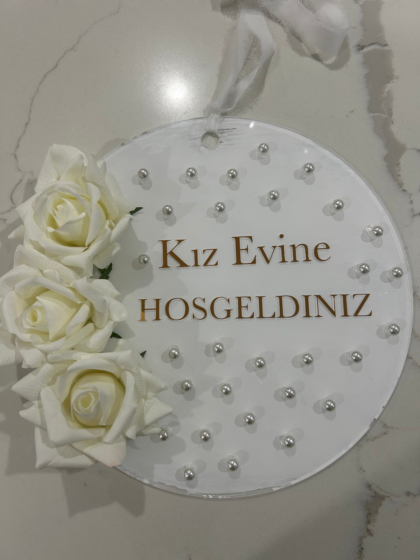 Düğün/Nişan kapı süsü /Wedding door hang
