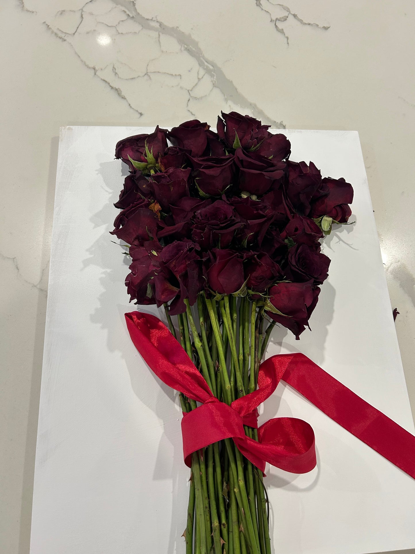 Rose boquet art wall