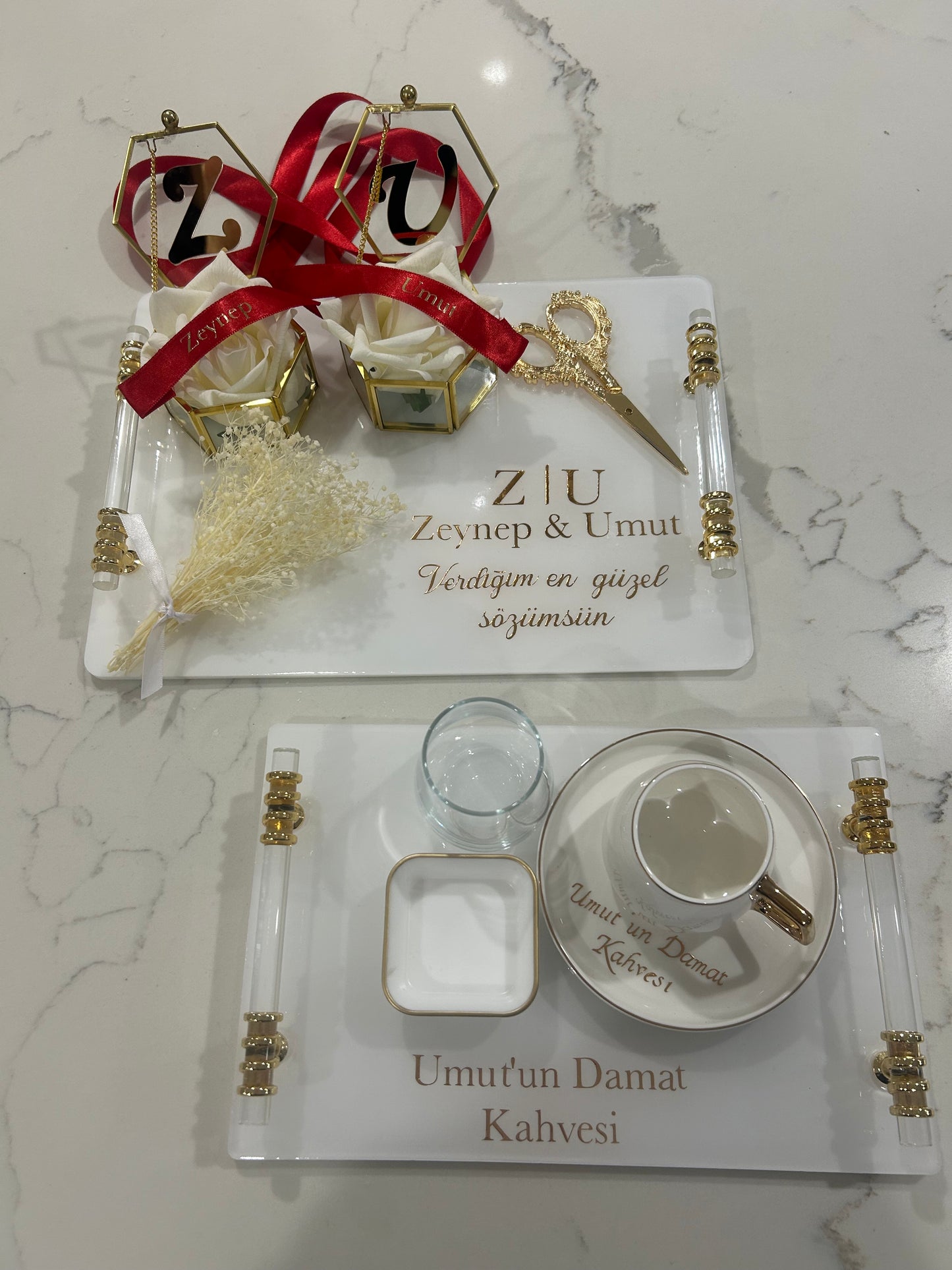 Engagement rectangle bundle set