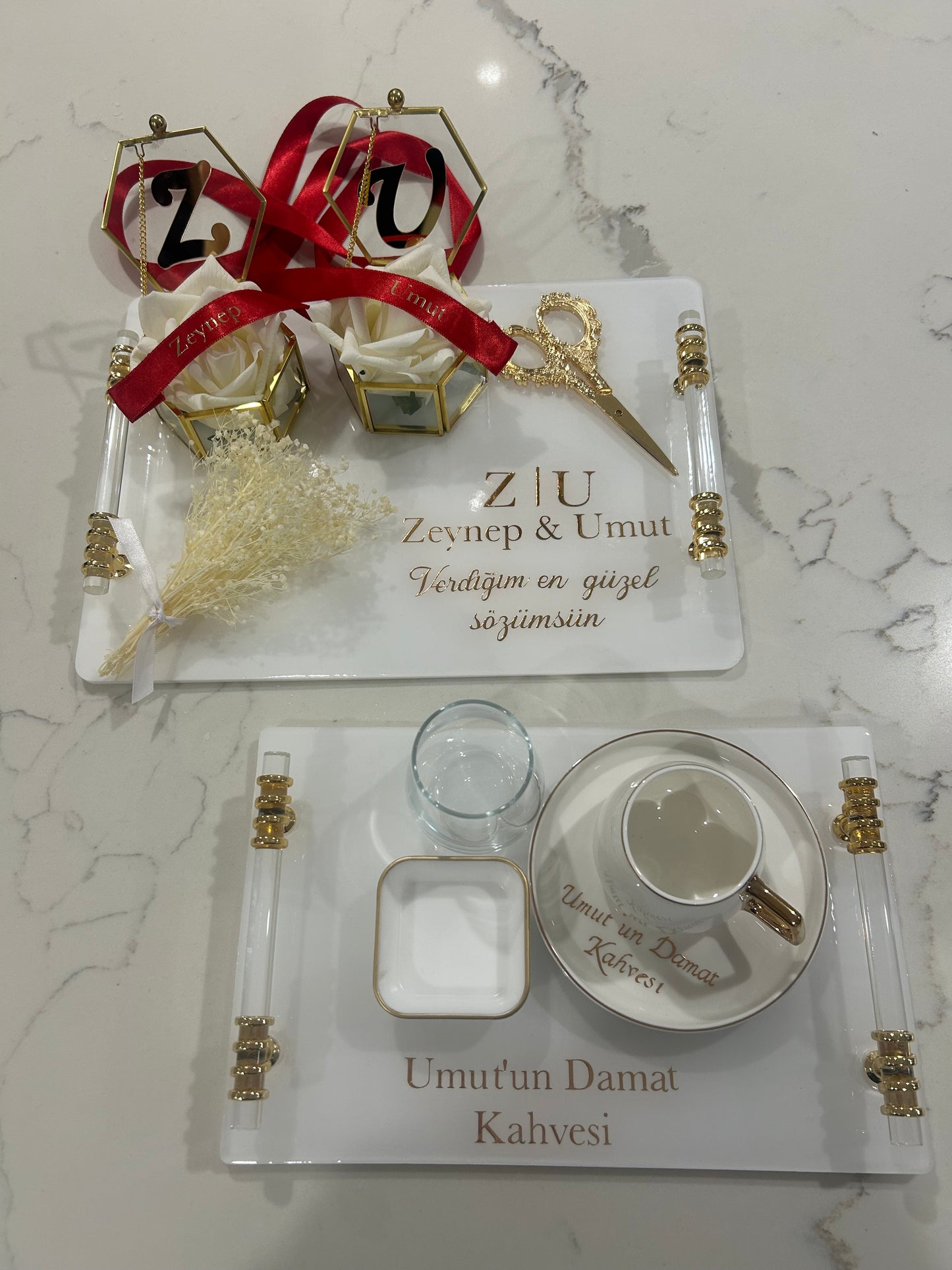 Engagement rectangle bundle set