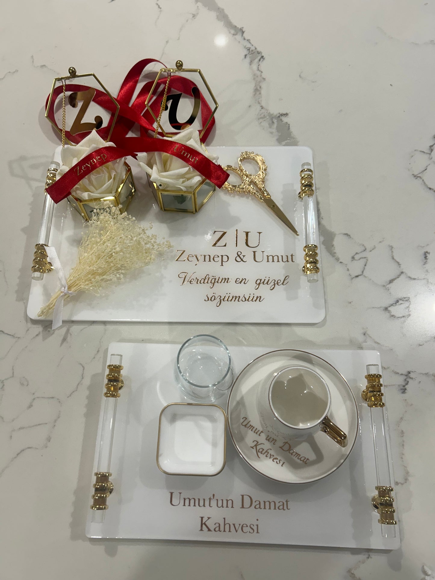 Engagement rectangle bundle set
