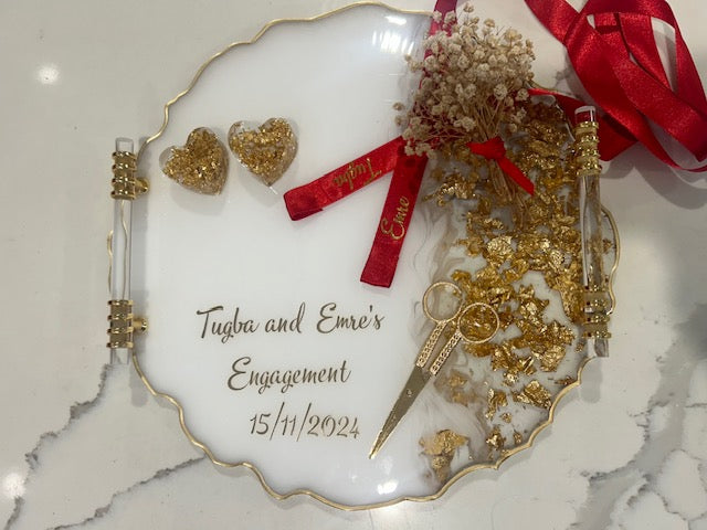large engagement tray set