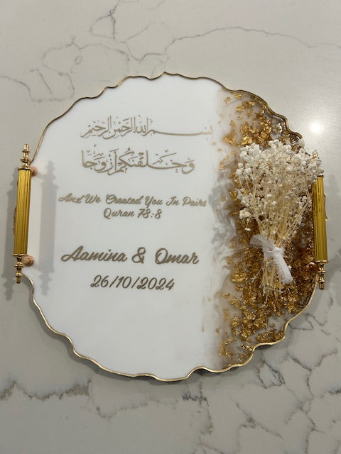 large engagement tray set