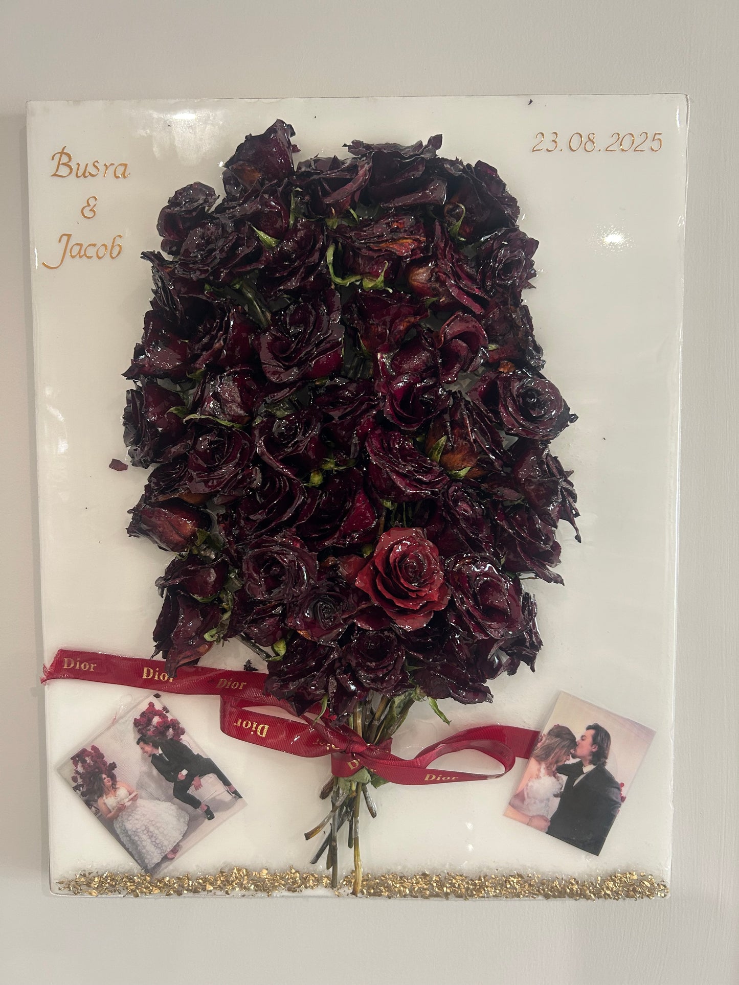 Engagement roses board