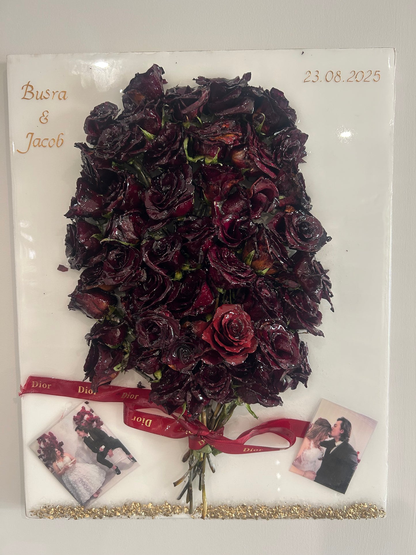 Engagement roses board