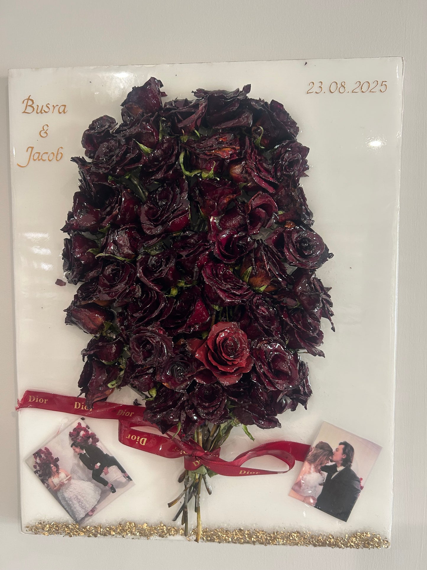 Engagement roses board