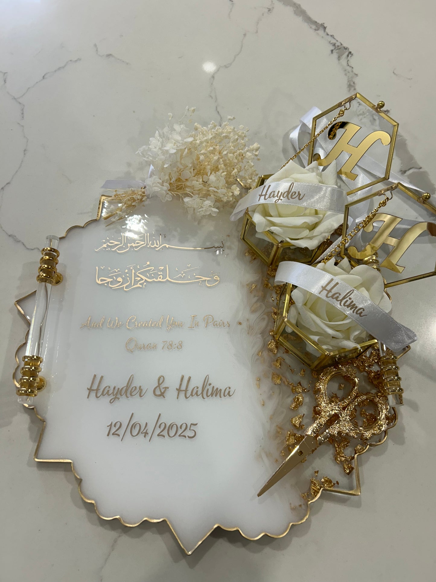 Star engagement tray set