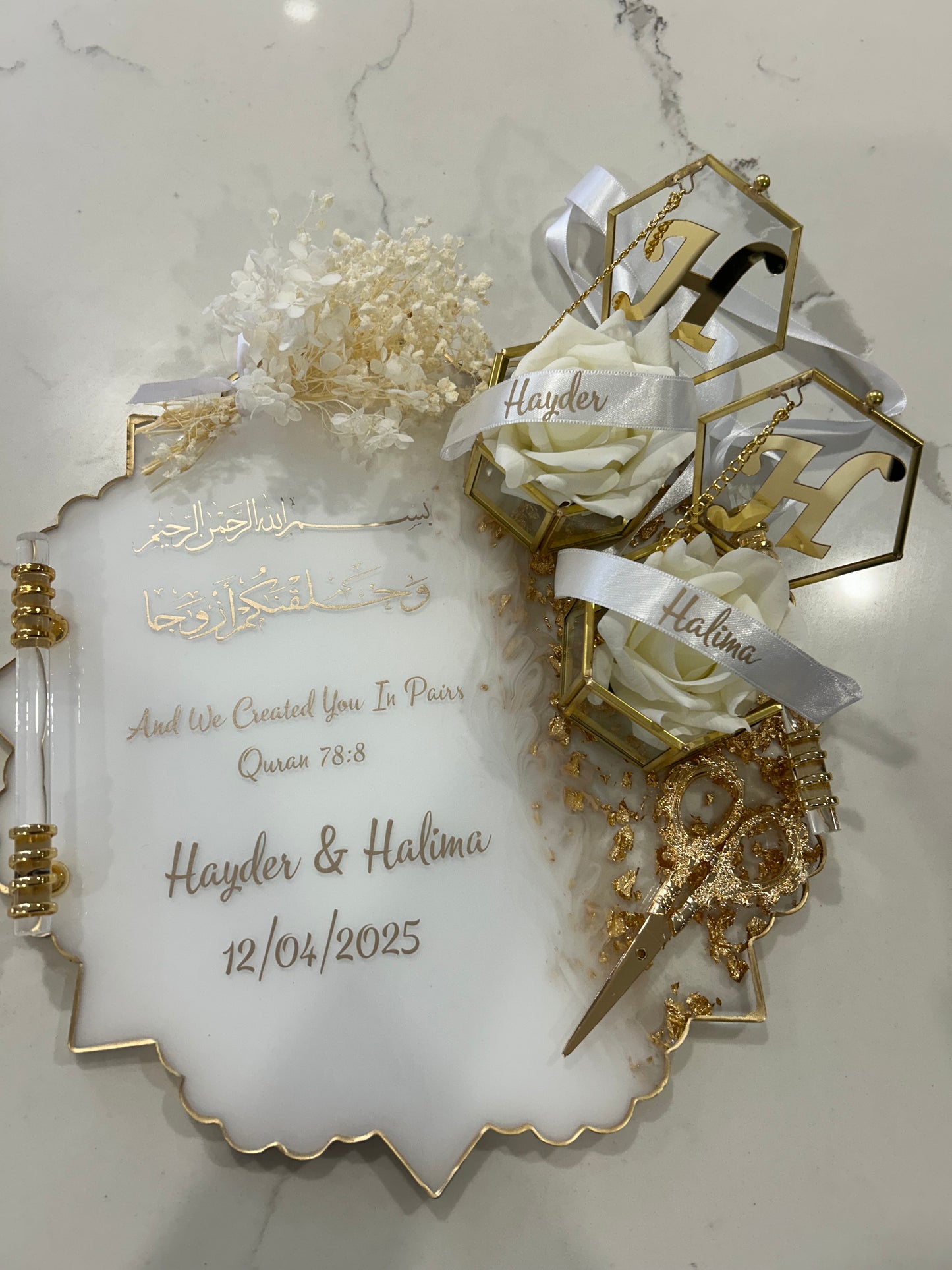 Star engagement tray set