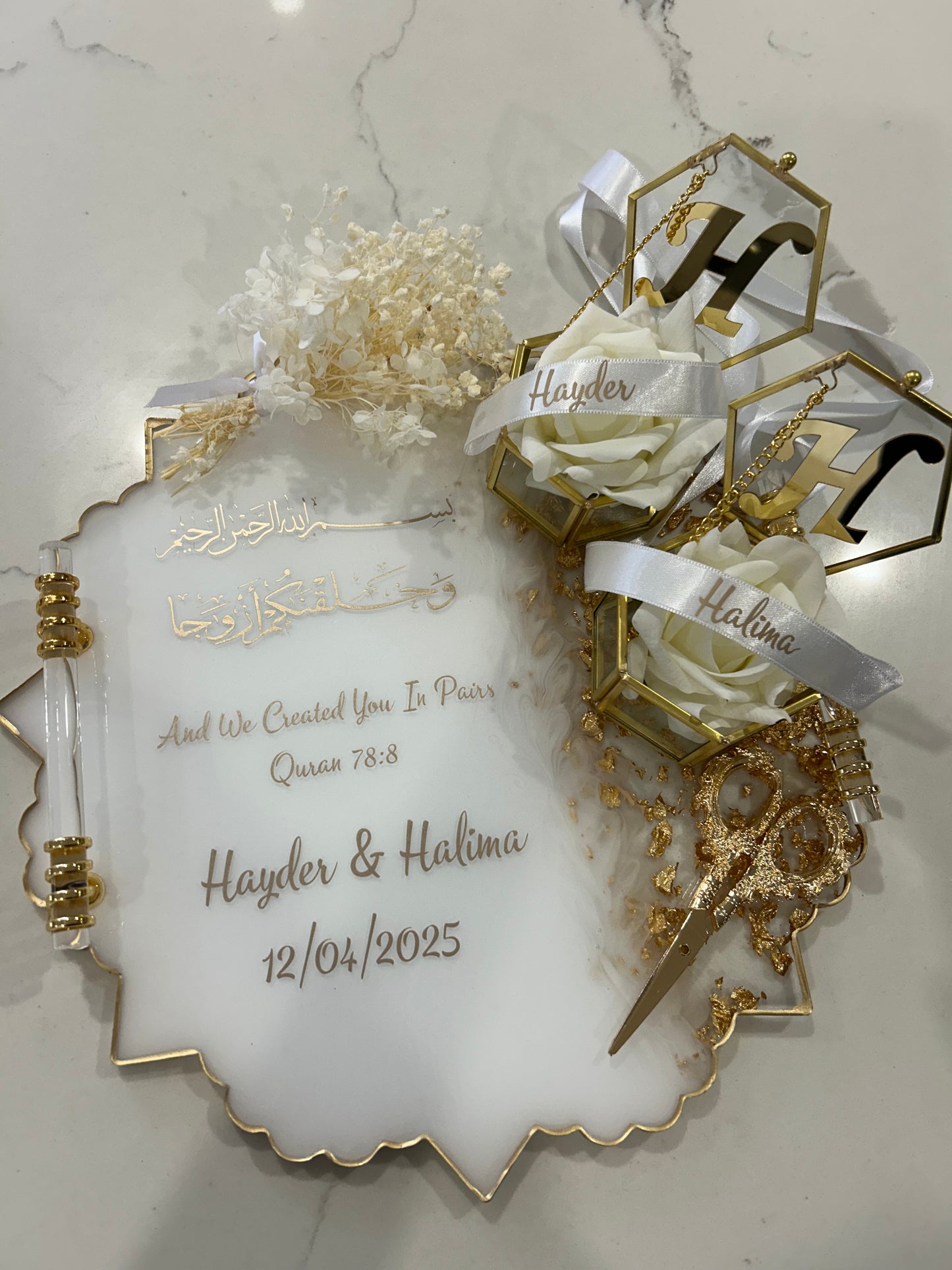 Star engagement tray set