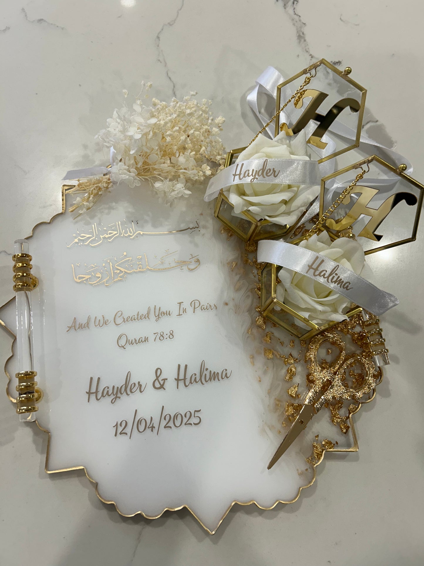 Star engagement tray set