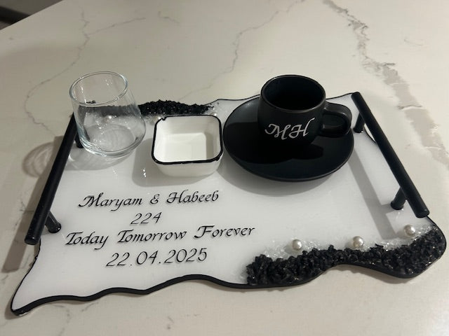 groom cofee  tray