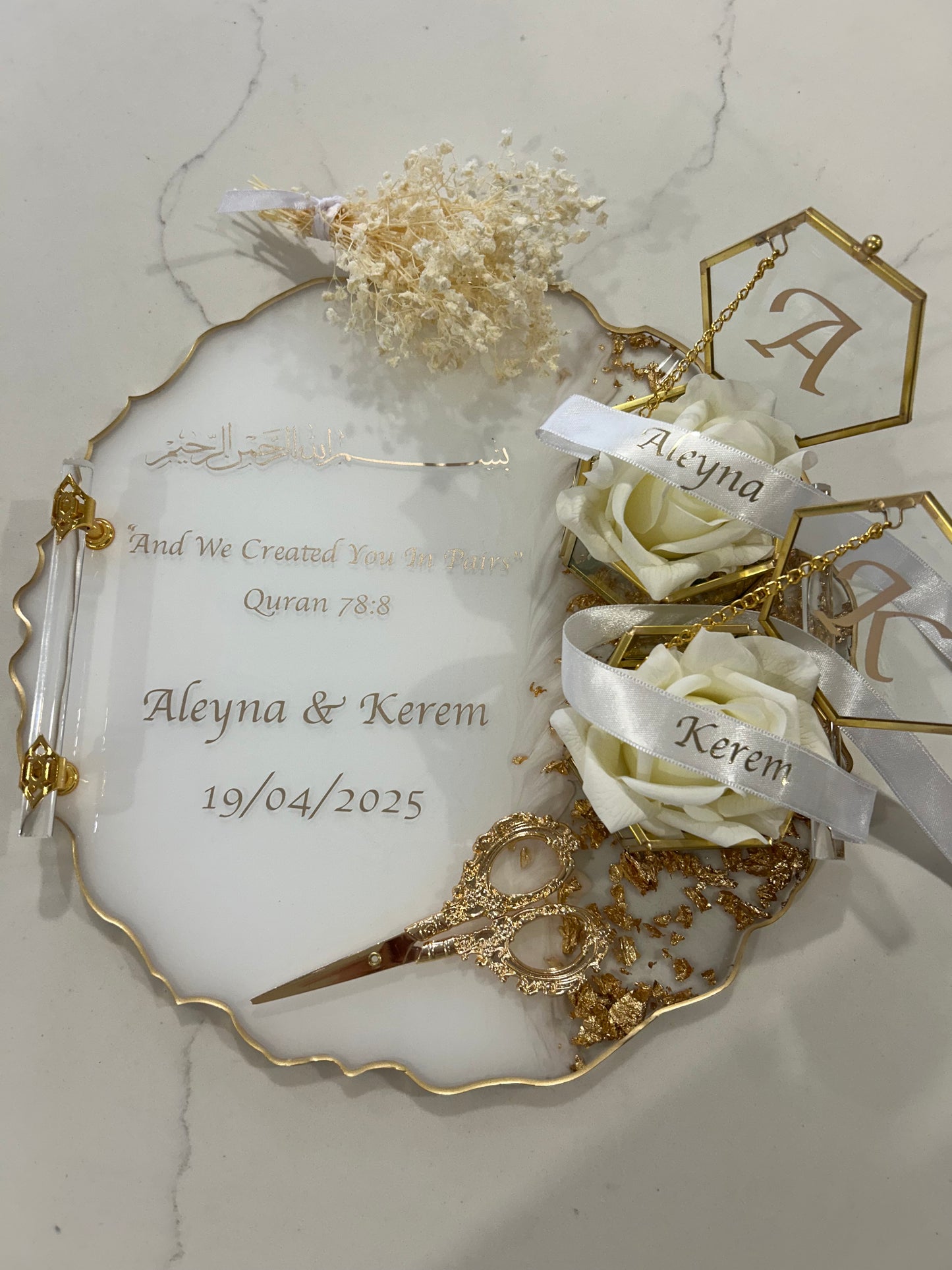 Large engagement  tray set