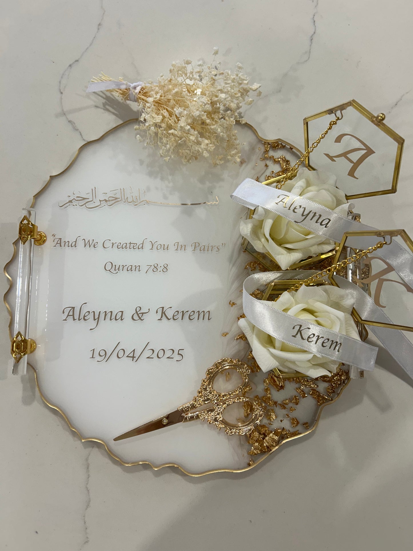 Large engagement  tray set