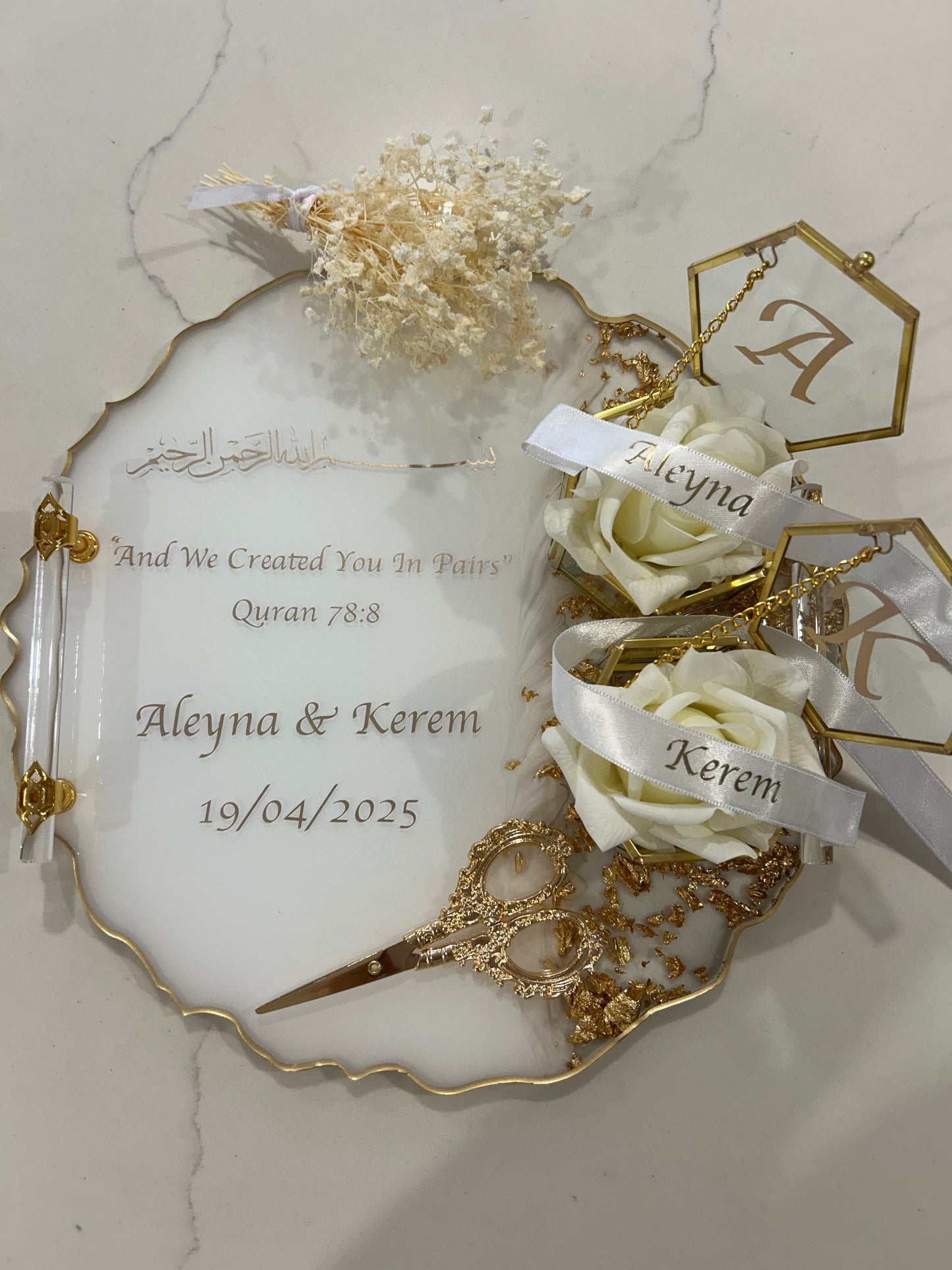 Large engagement  tray set