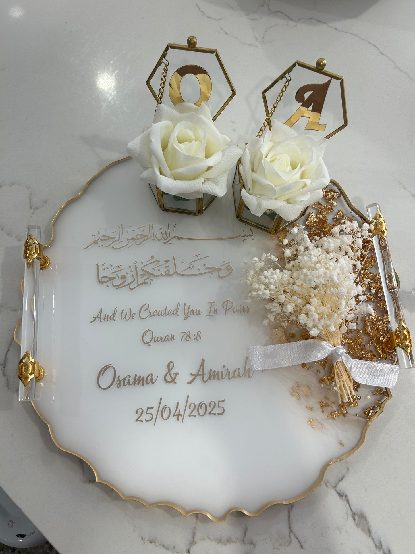Large engagement tray