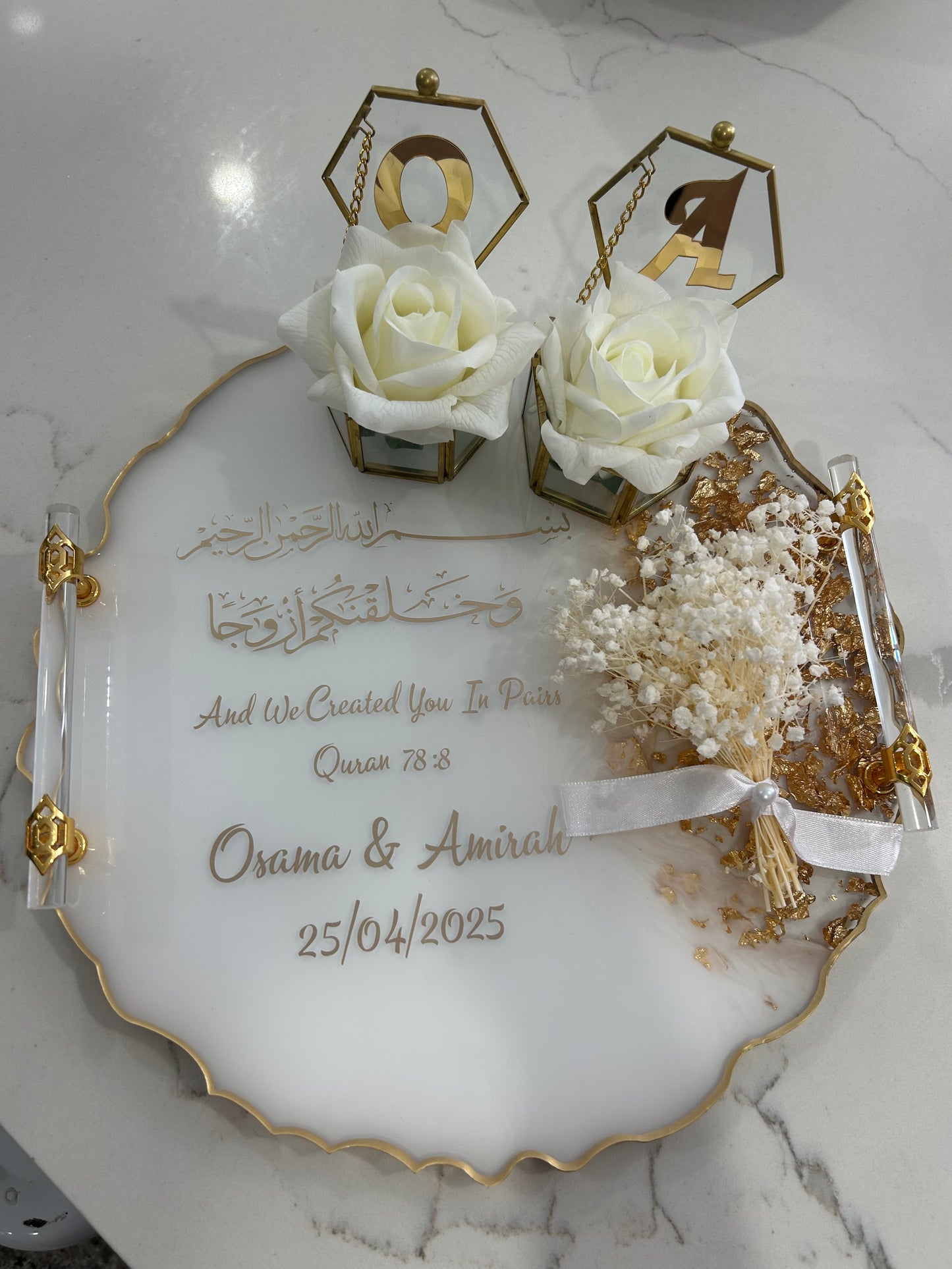 Large engagement tray