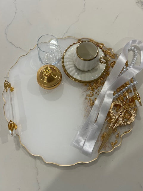 Engagement large tray set