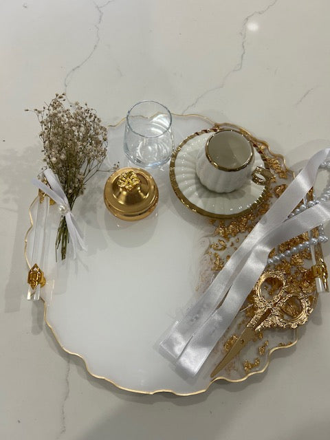 Engagement large tray set