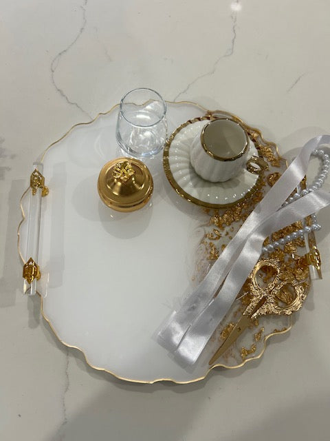 Engagement large tray set