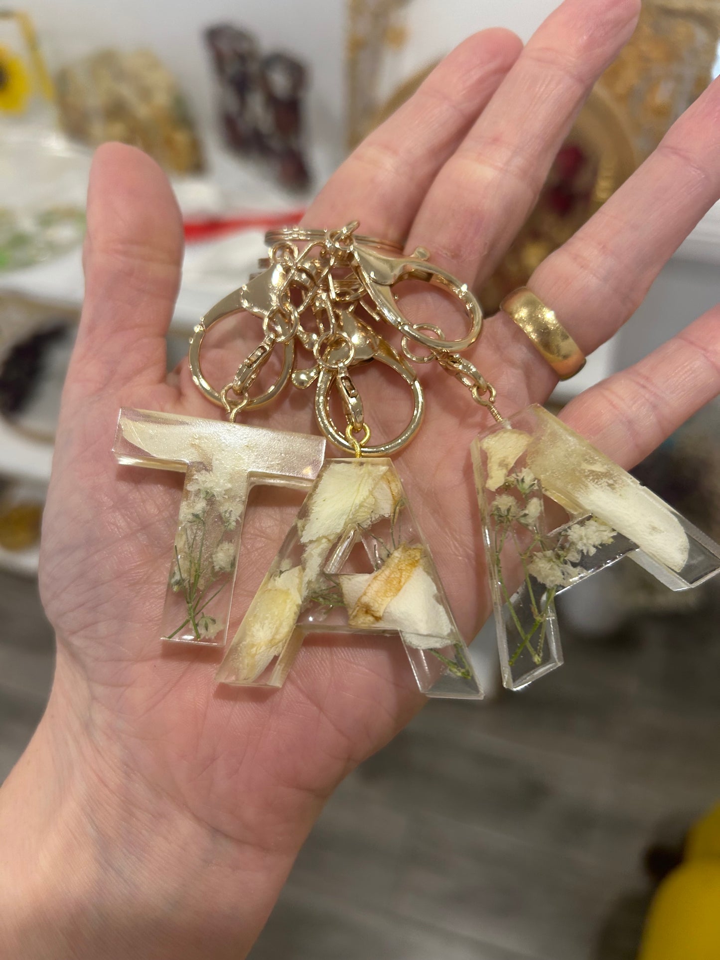 Preserve our nikah roses in keyrings