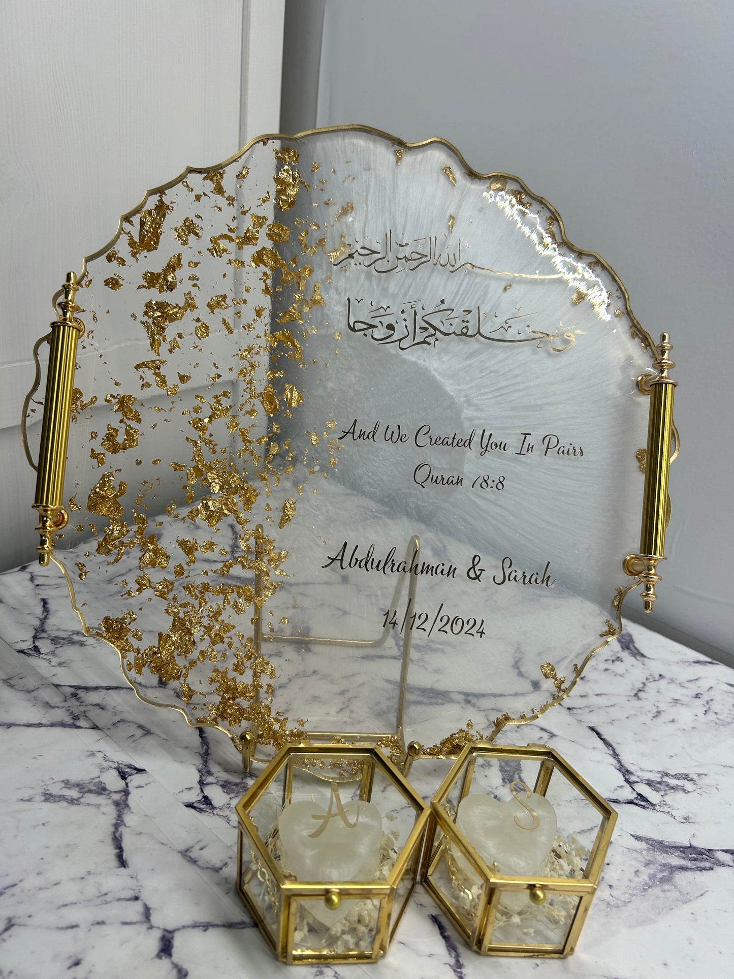 Large engagement tray