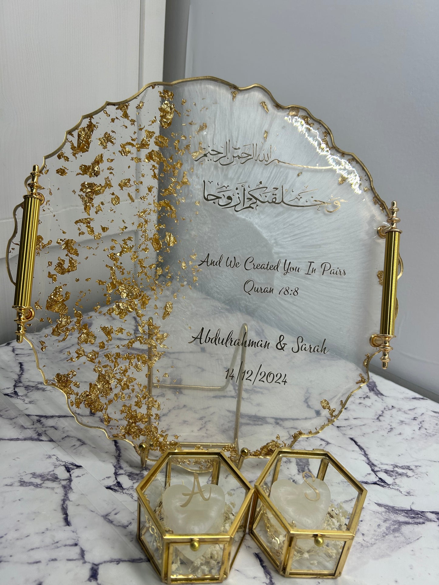 Large engagement tray