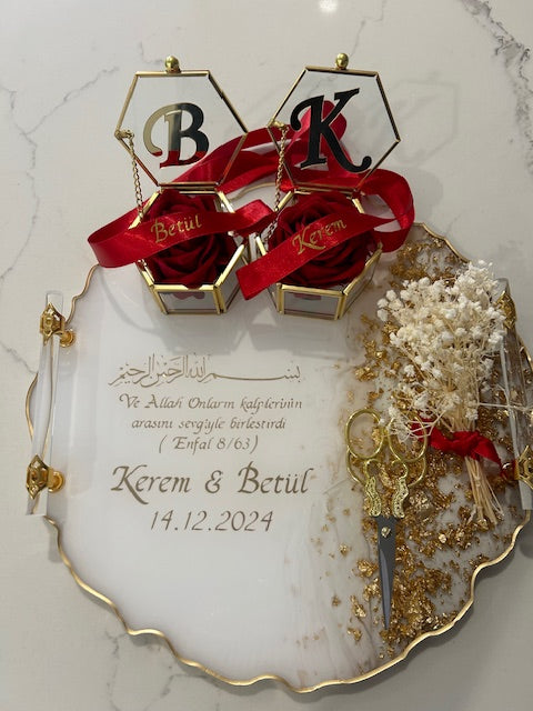 large engagement tray set