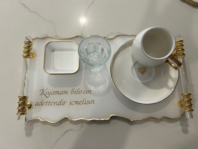 cofee tray set /isteme/soz/