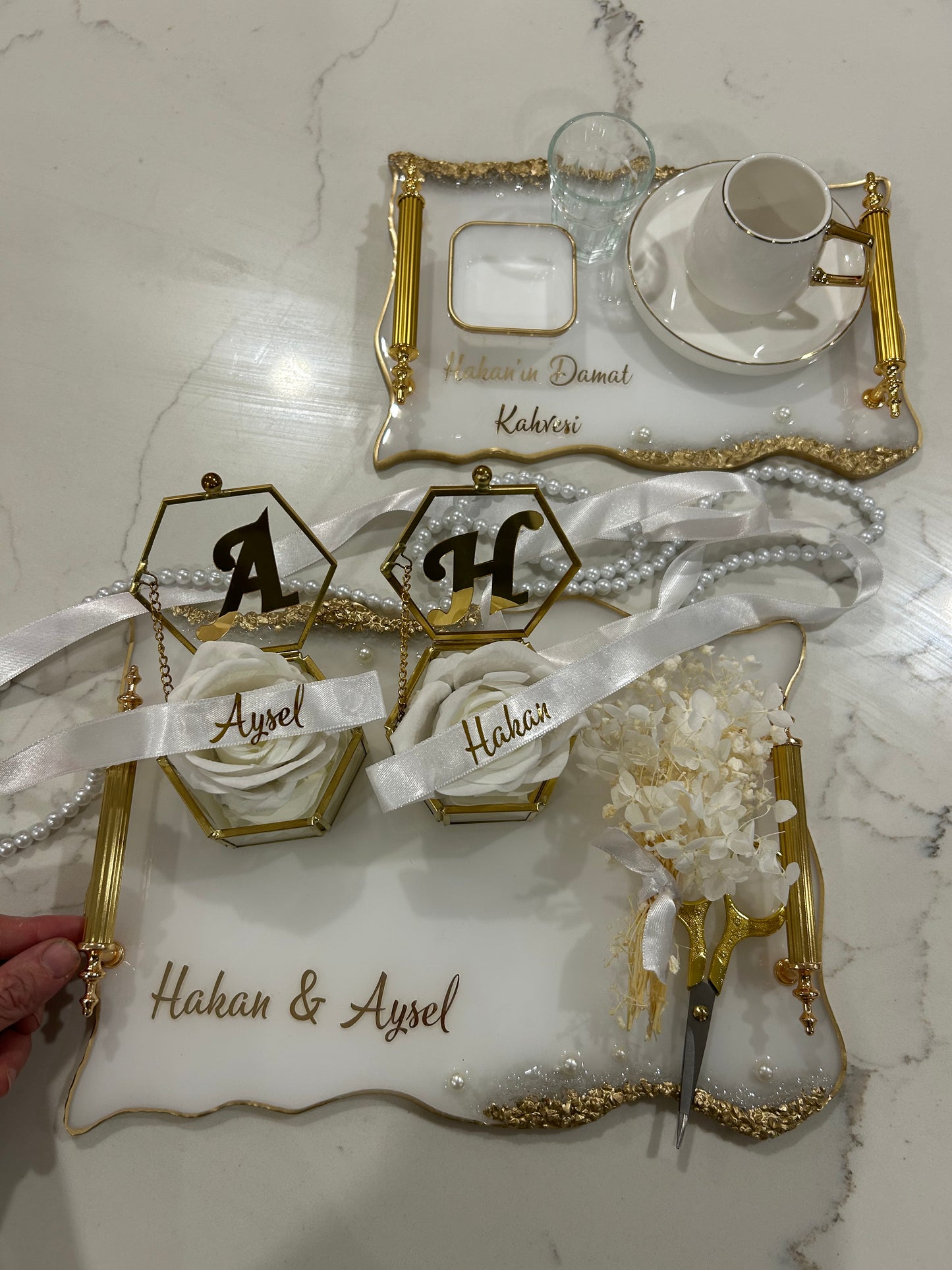 Rectangle engagement set bundle