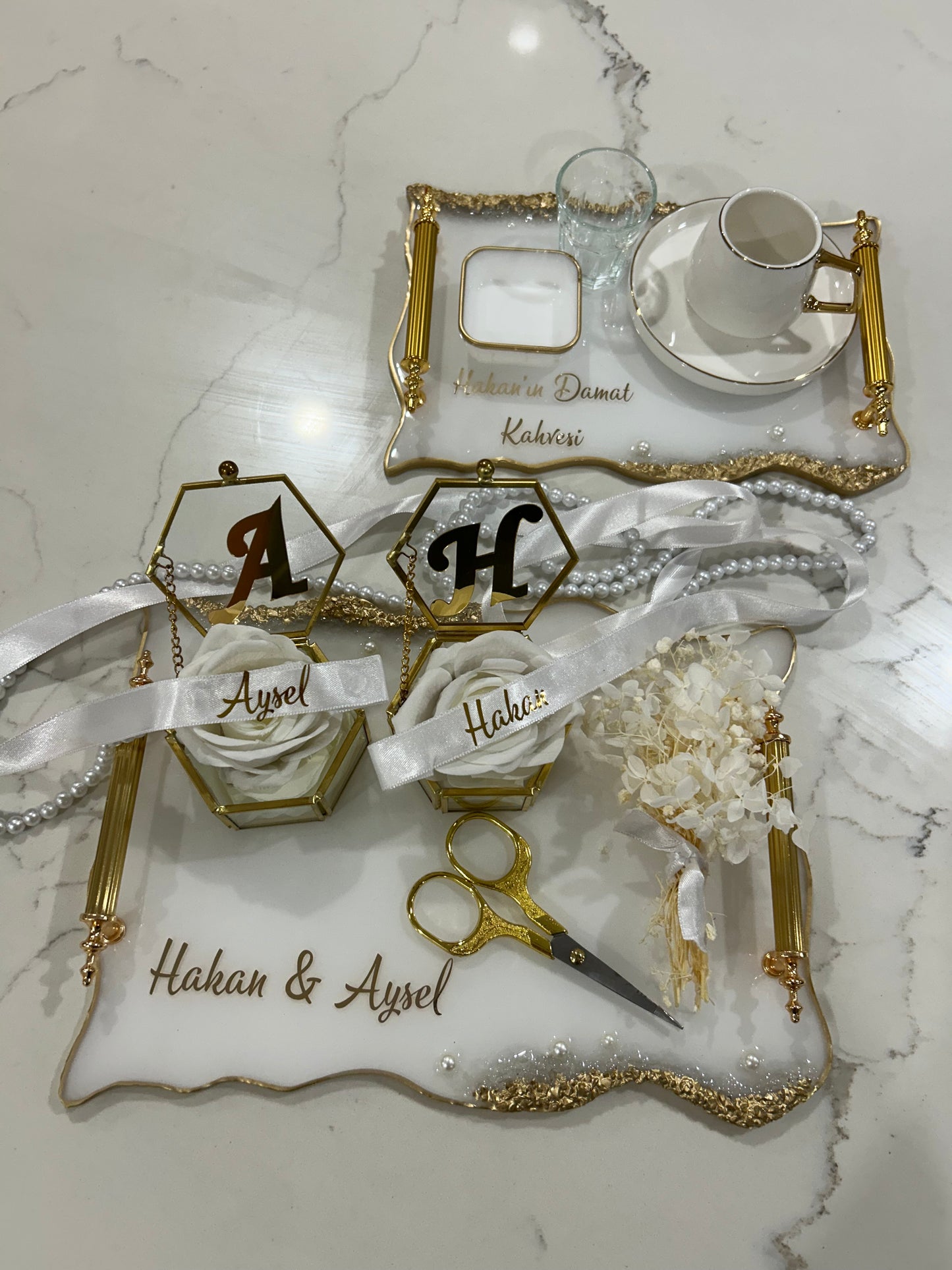 Rectangle engagement set bundle