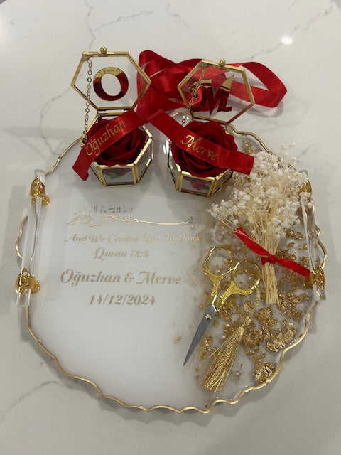 large engagement tray set