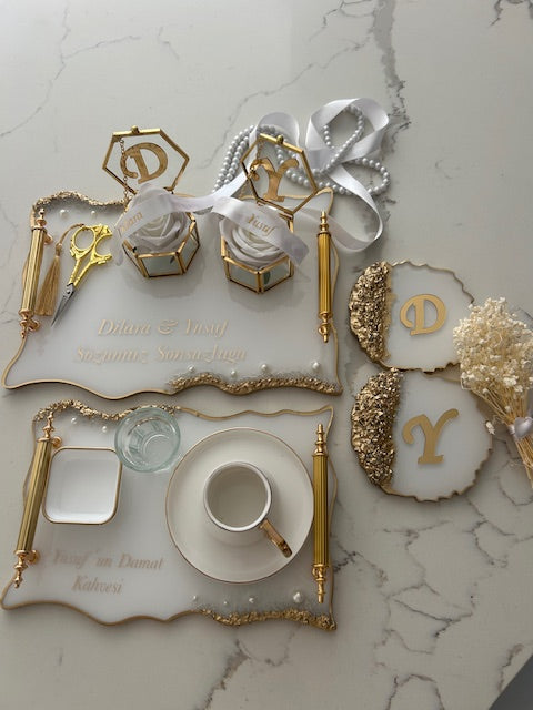 engagement - cofee set ( Isteme - nisan tepsi )