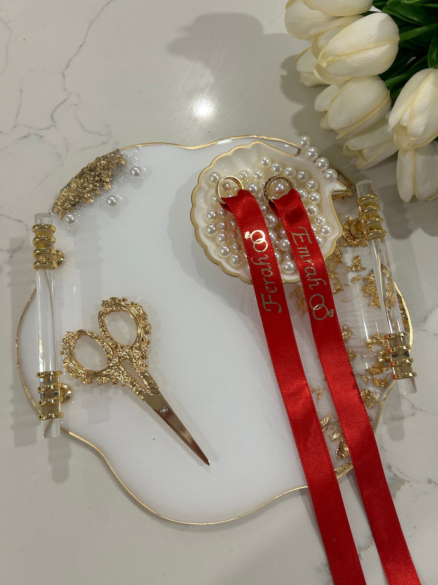Pearl tray engagement set