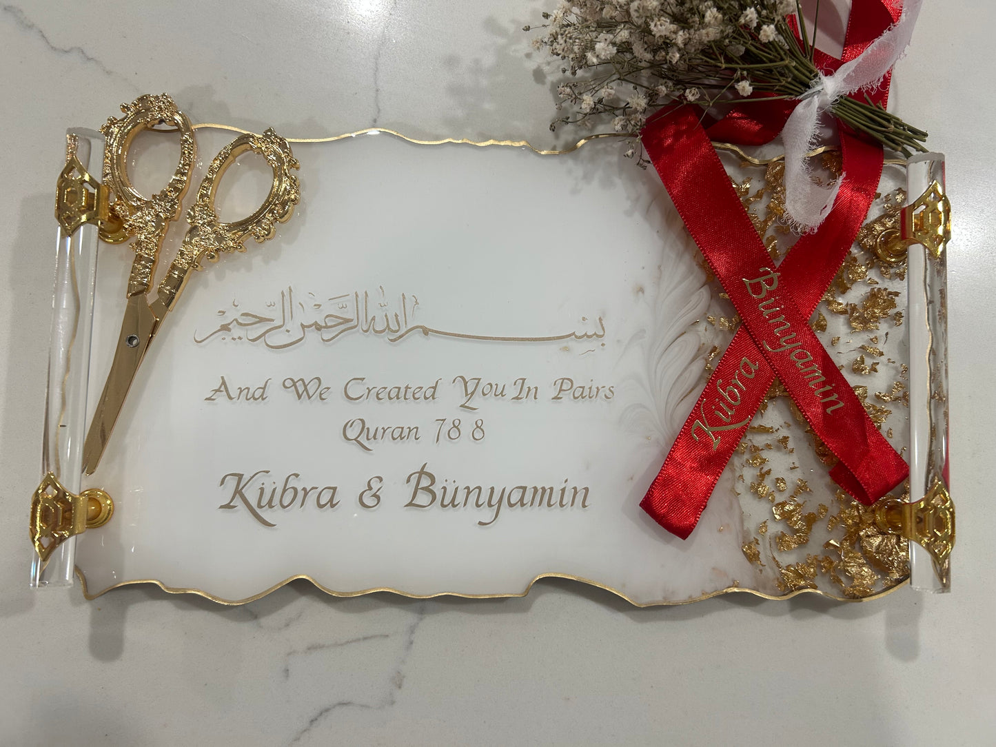 Small rectangle engagement tray