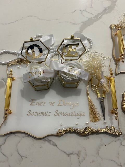 our cofee and engagement tray bundle
