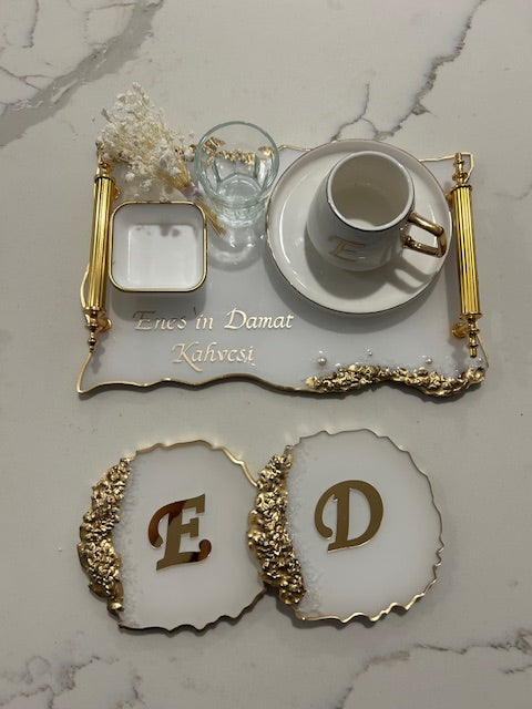 our cofee and engagement tray bundle