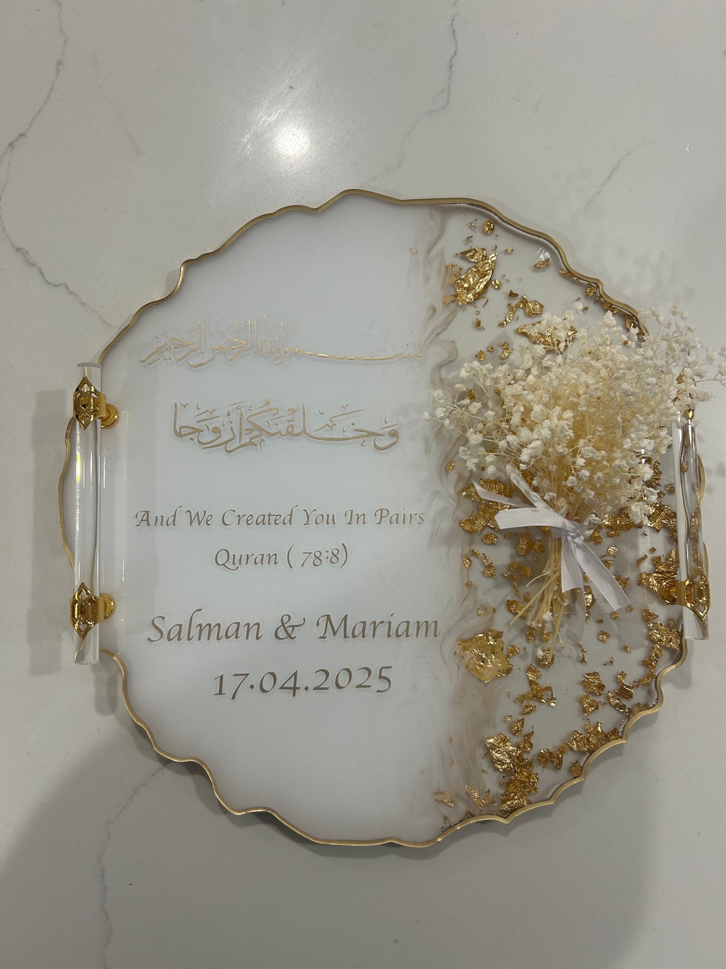 Large engagement tray