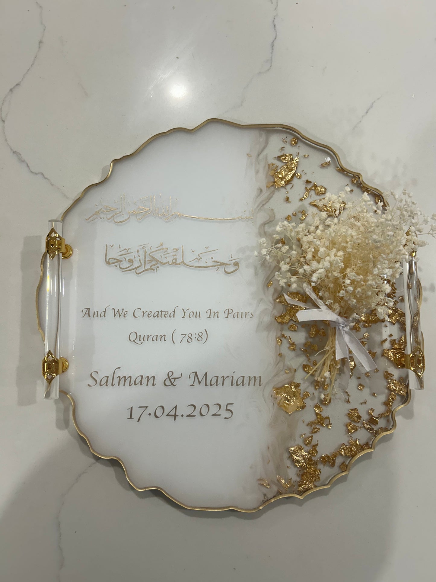 Large engagement tray