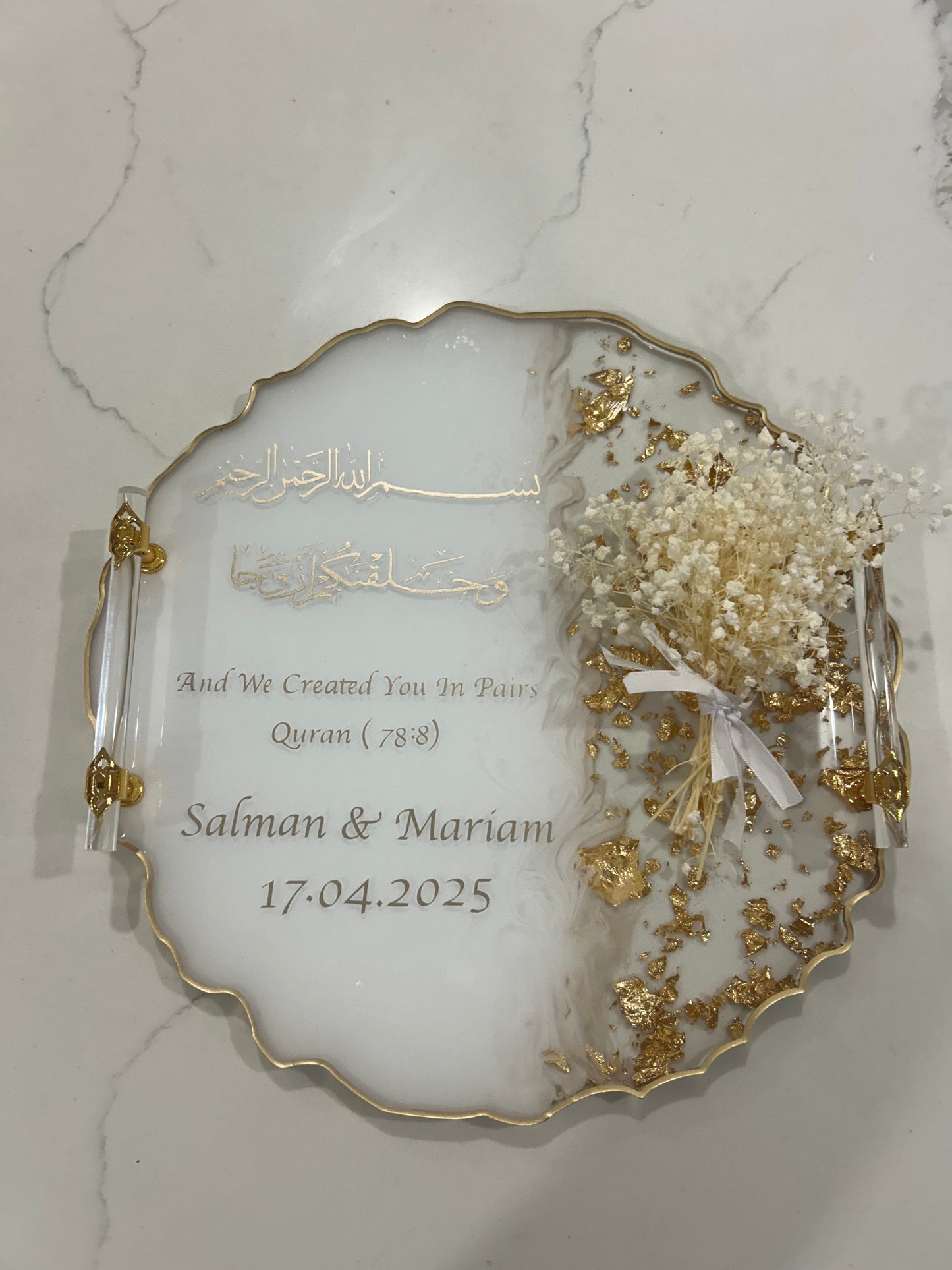 Large engagement tray