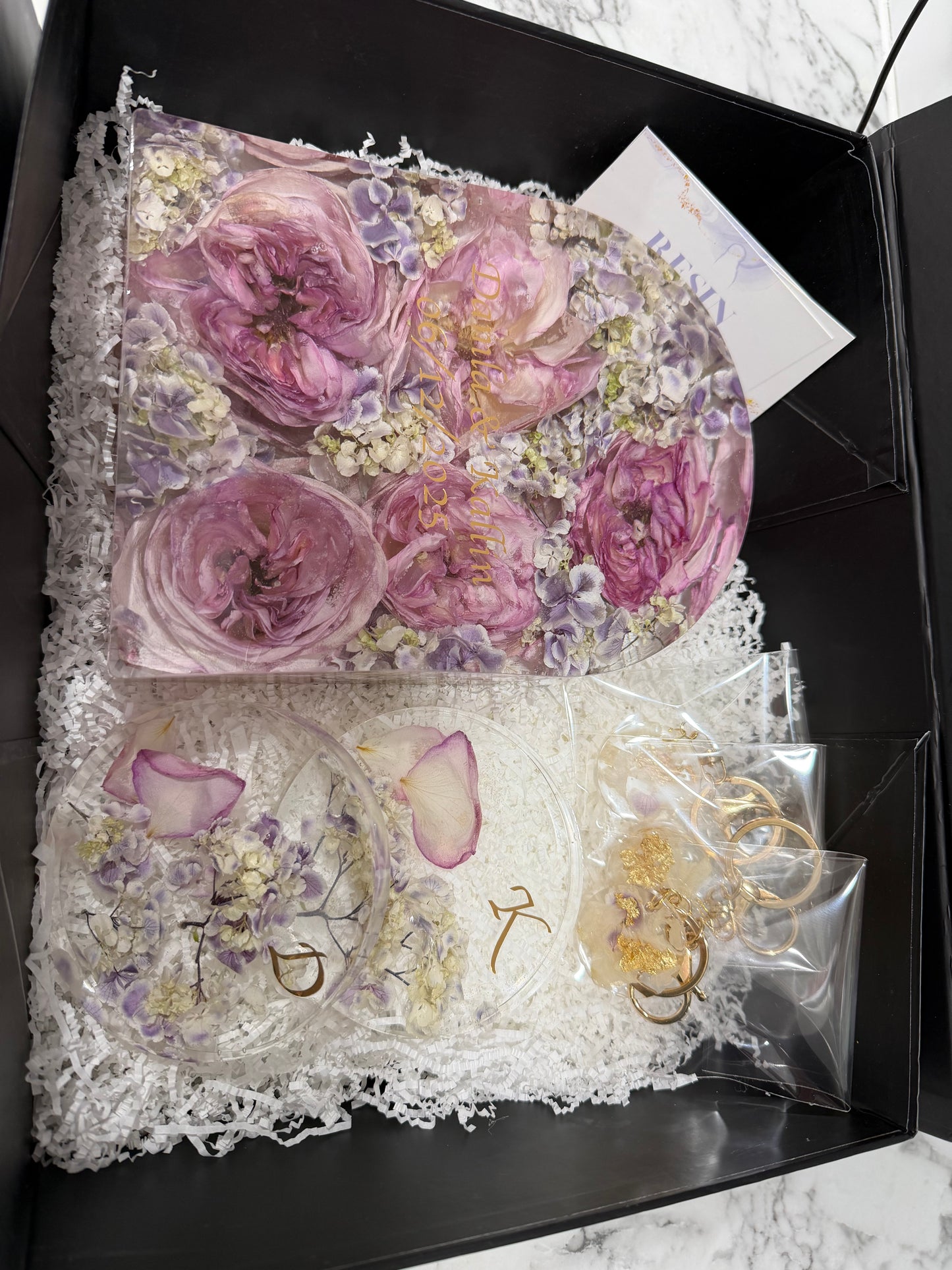 Fresh to forever flowers in arch