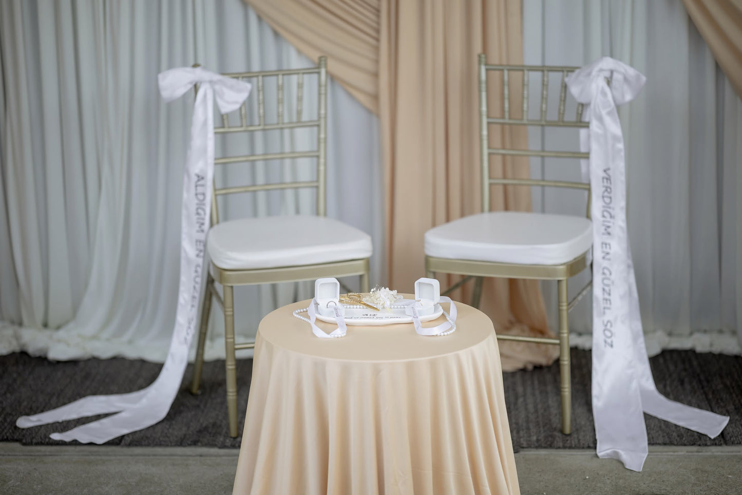 Luxury Personalised Engagement Ceremony Set