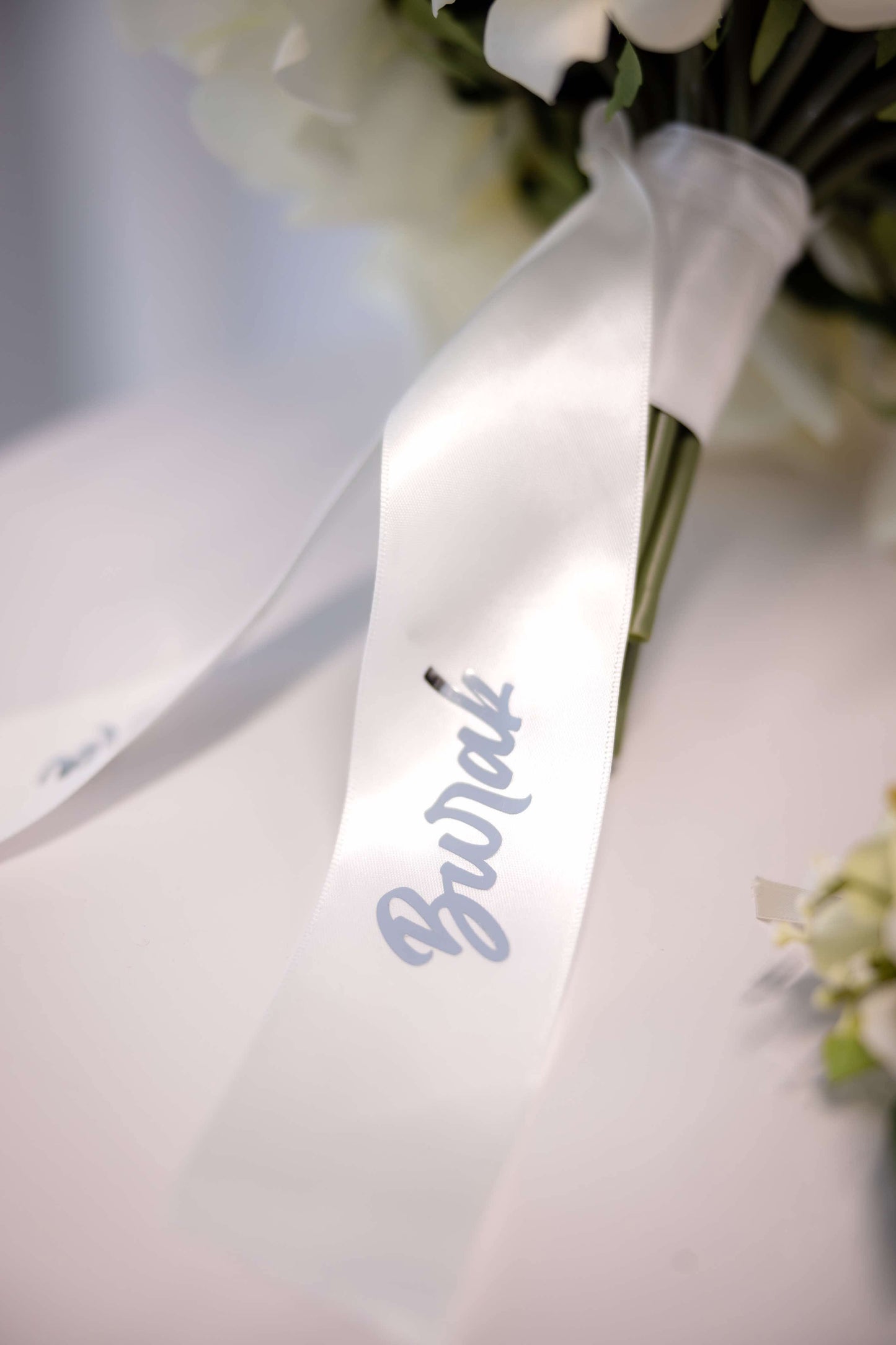 Wedding  flower ribbon
