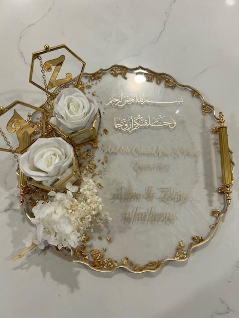 large engagement tray set